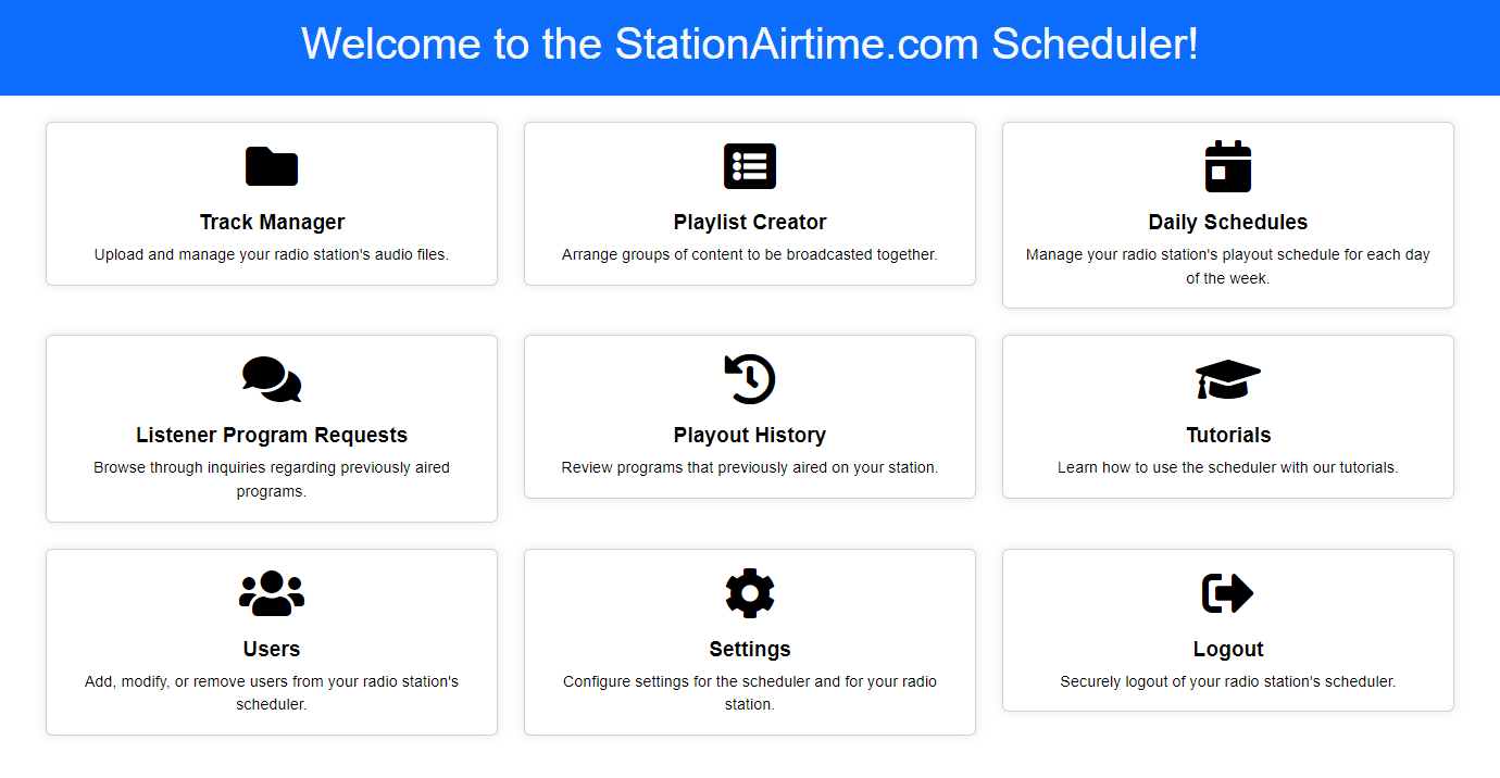 Station Airtime Dashboard